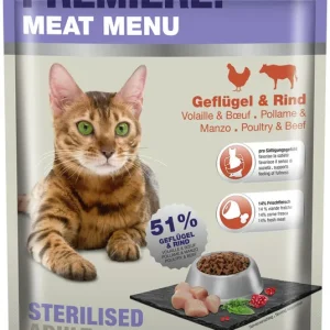 Abverkauf PREMIERE Sterilised Geflügel/Rind 300 g